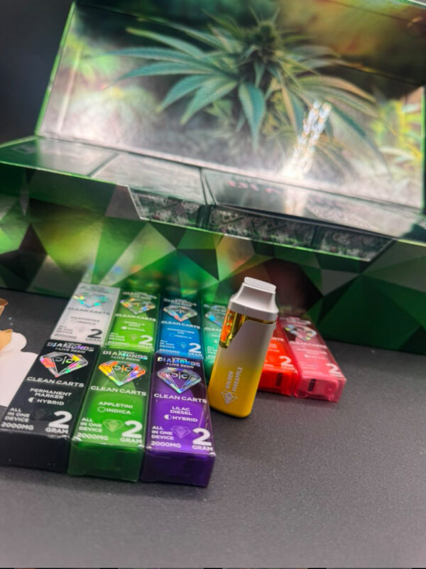 CLEAN CARTS V2 DISPOSABLE LIQUID DIAMONDS + LIVE