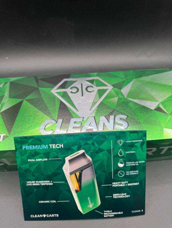 CLEAN CARTS V2 DISPOSABLE LIQUID DIAMONDS + LIVE