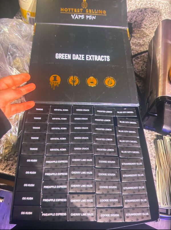 GREEN DAZE EXTRACT 1G Carts